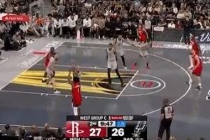 视野不错!谢泼德大对角传球助攻阿门命中三分 视野不错!谢泼德大对角传球助攻阿门命中三分