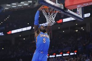 场均7.1分5板！明天雷霆客战黄蜂 多特因上斜方肌拉伤出战成疑